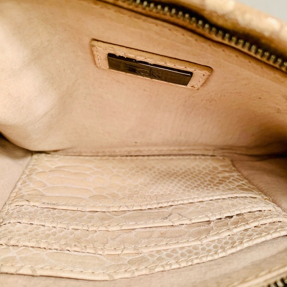 CK leather clutch with dust bag - Picture 3 of 5